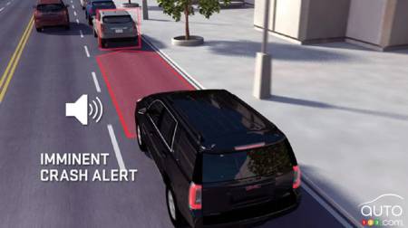 Forward collision alert system